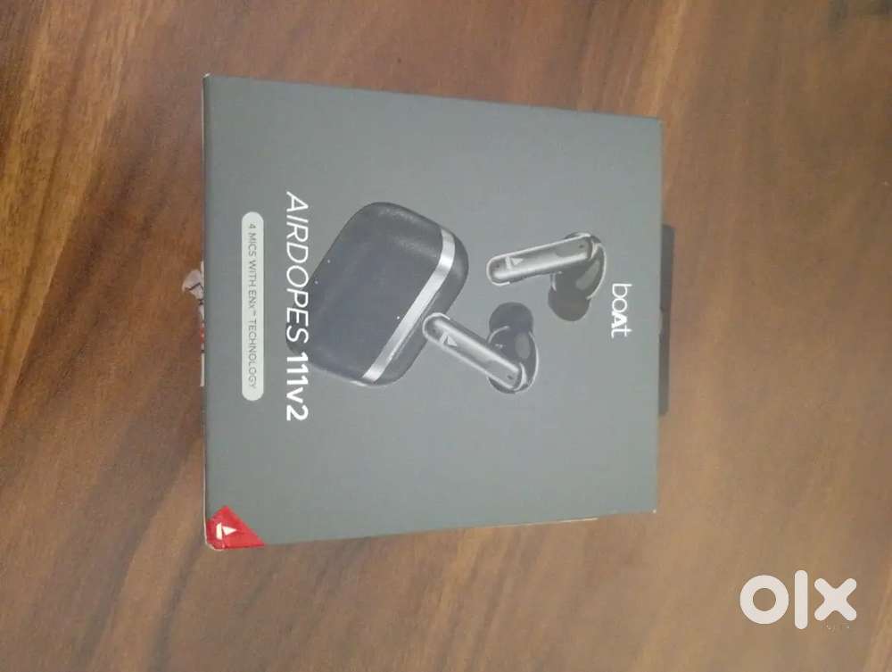 boAt Airdopes 111v2,4Mics ENX, 50HRS Playback,Fast Charge Bluetooth