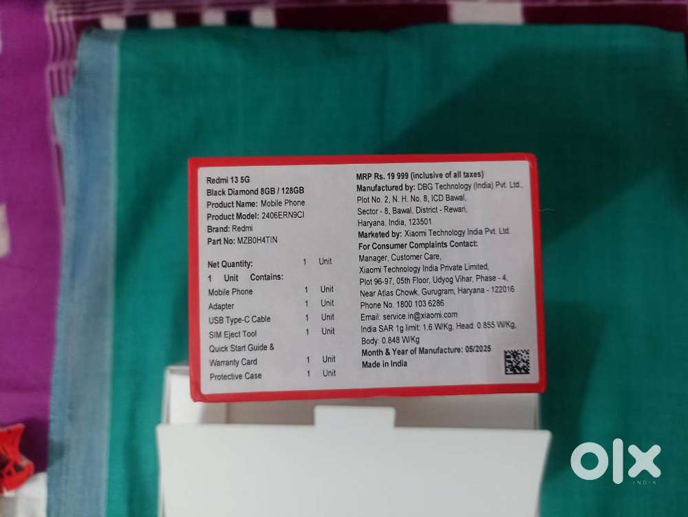 Redmi 13 5G Prime Edition, Black Diamond, 8GB+128GB