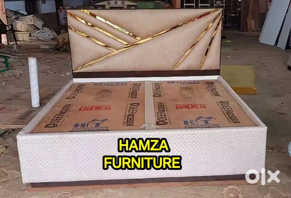 HAMZA FURNITURE NEW DESIGNER PLYWOOD BED 6BY6