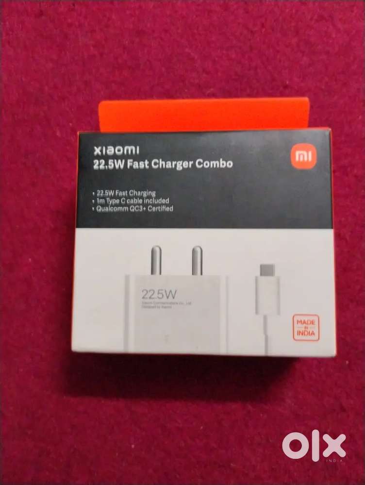 XIAOMI 22.5 W Fast Charger combo
