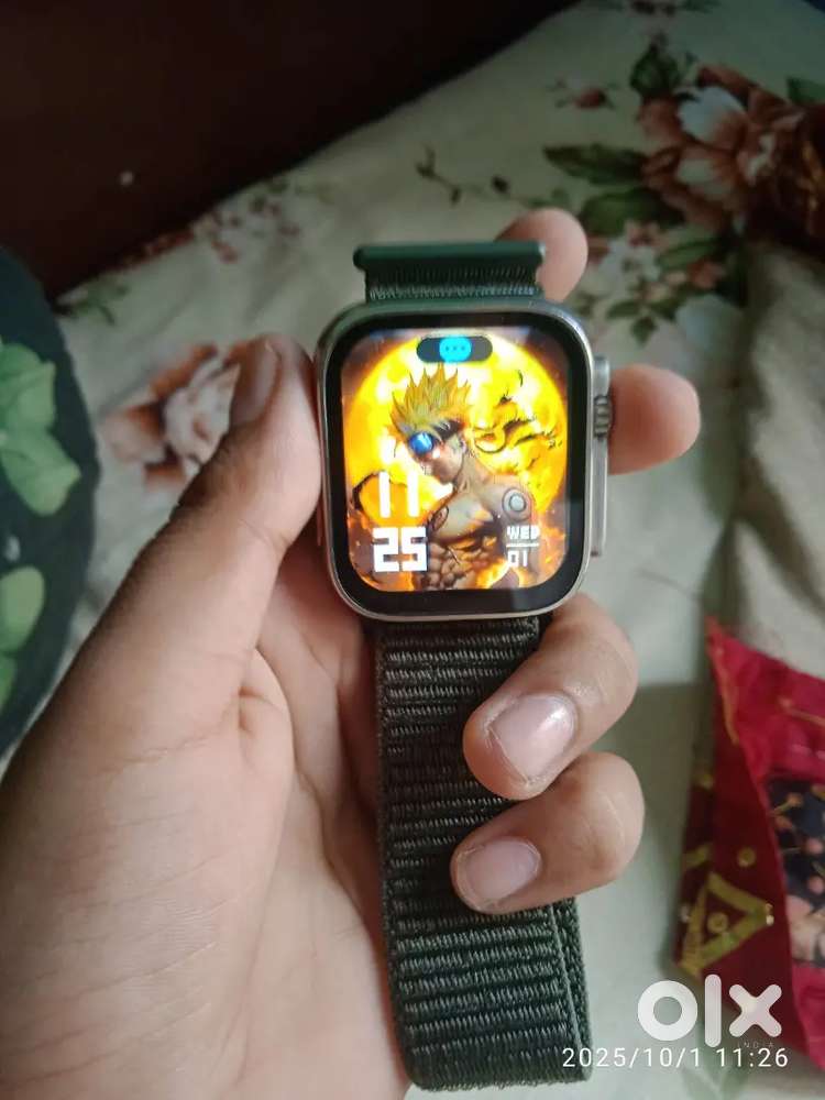 Smart watch t800 ultra 3 strap and charge 1month guaranty