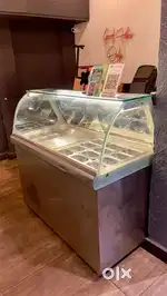 Display frezzer with Chiller and heater  2 in 1 Freezer