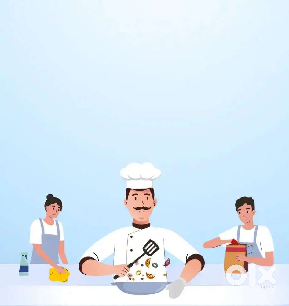 kitchen helper , waiter