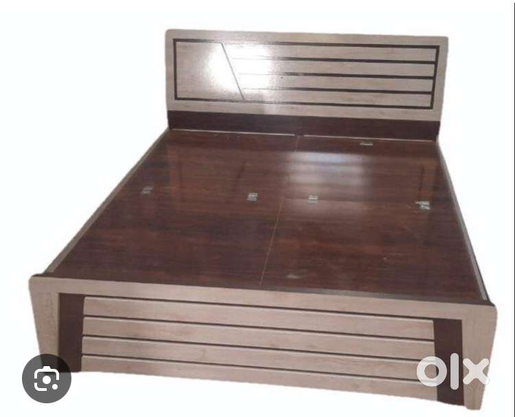 Mega discount buy new double bed with box -6500/-Emi bhi