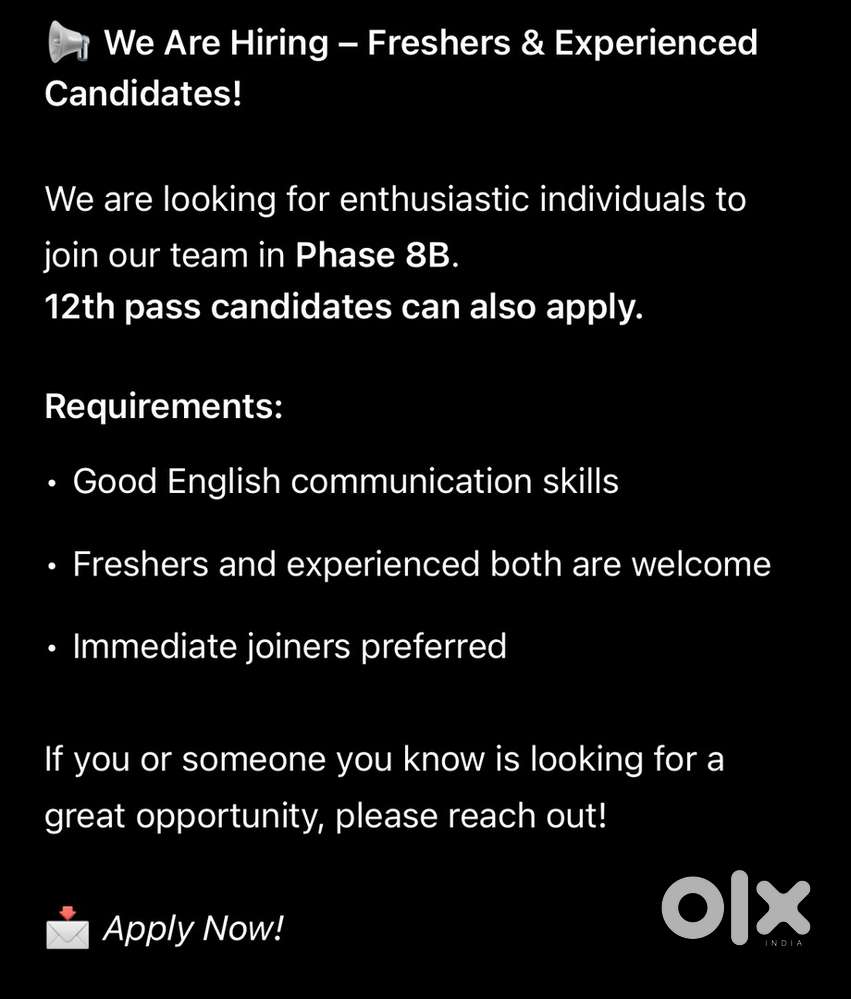 Script writer, Counselor,Recruiter caller chat support