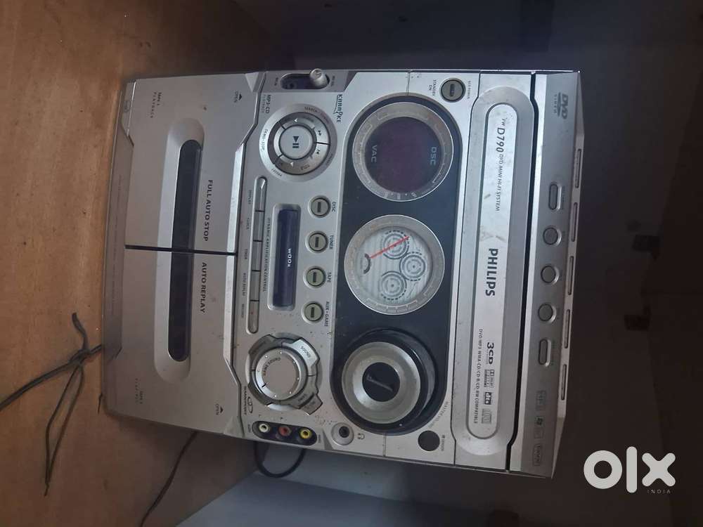 Philips Home Theatre system - Old model - casette player - 3 discs