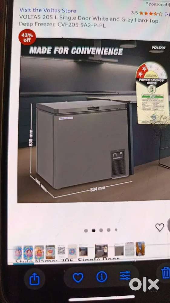 Voltas - Chest Deep Freezer