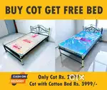 Cot Sale , Steel Bed , Single Double Queen size Bed Sale New 7854
