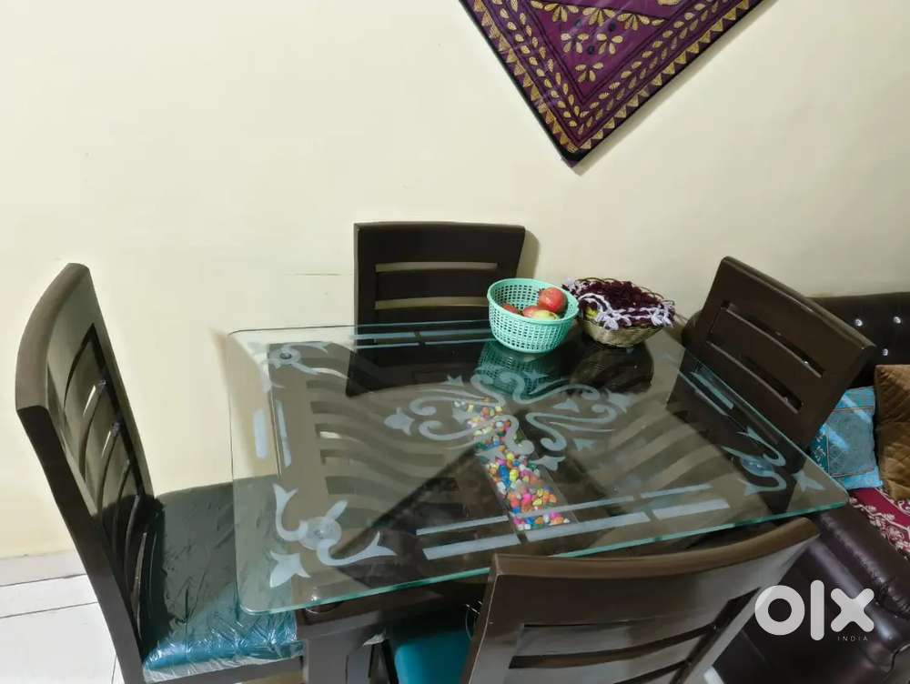 New dining with 4 chairs.