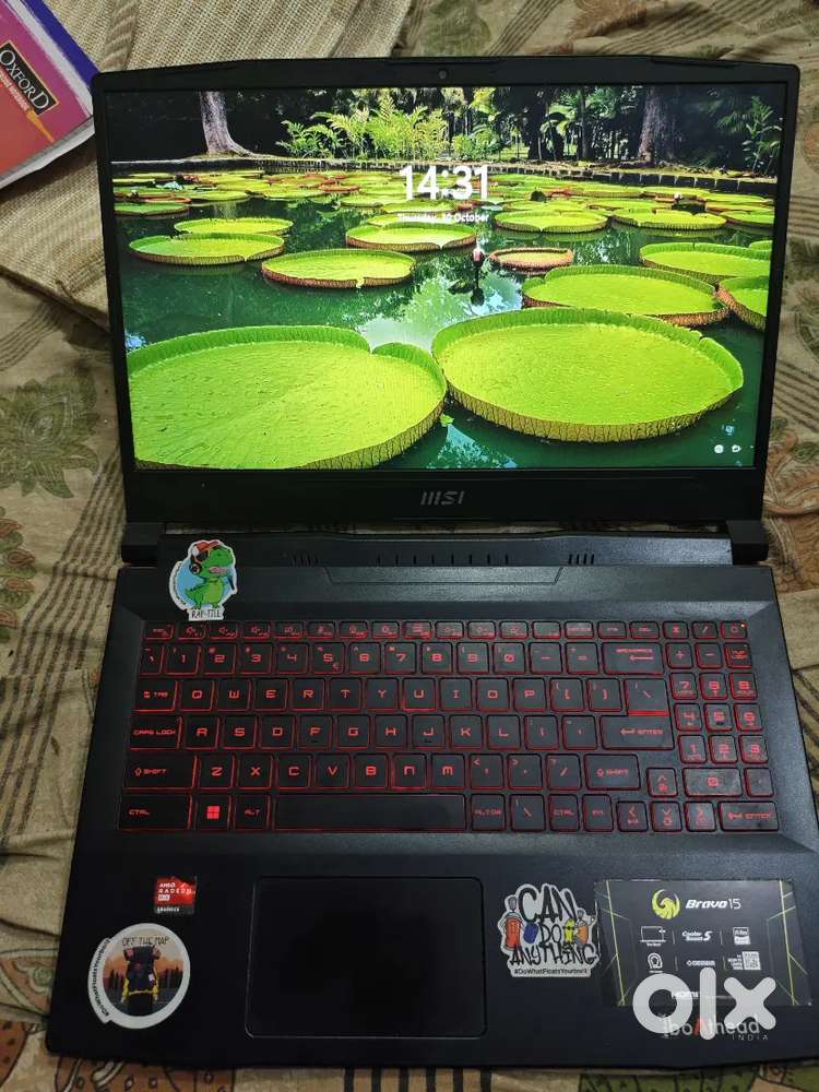 Msi bravo 15 laptop 8 gb ram 512 ssd gaming laptop  bilkul new conditn