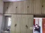Master bed with wardrobe, office table , counter table, Teek sofa set