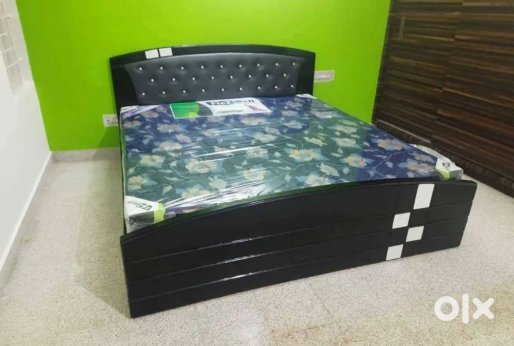 Brand new king size With storage wooden bed in wholesale price Cod avl