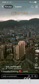 1Bhk rent 12k depo 50k kausa mumbra