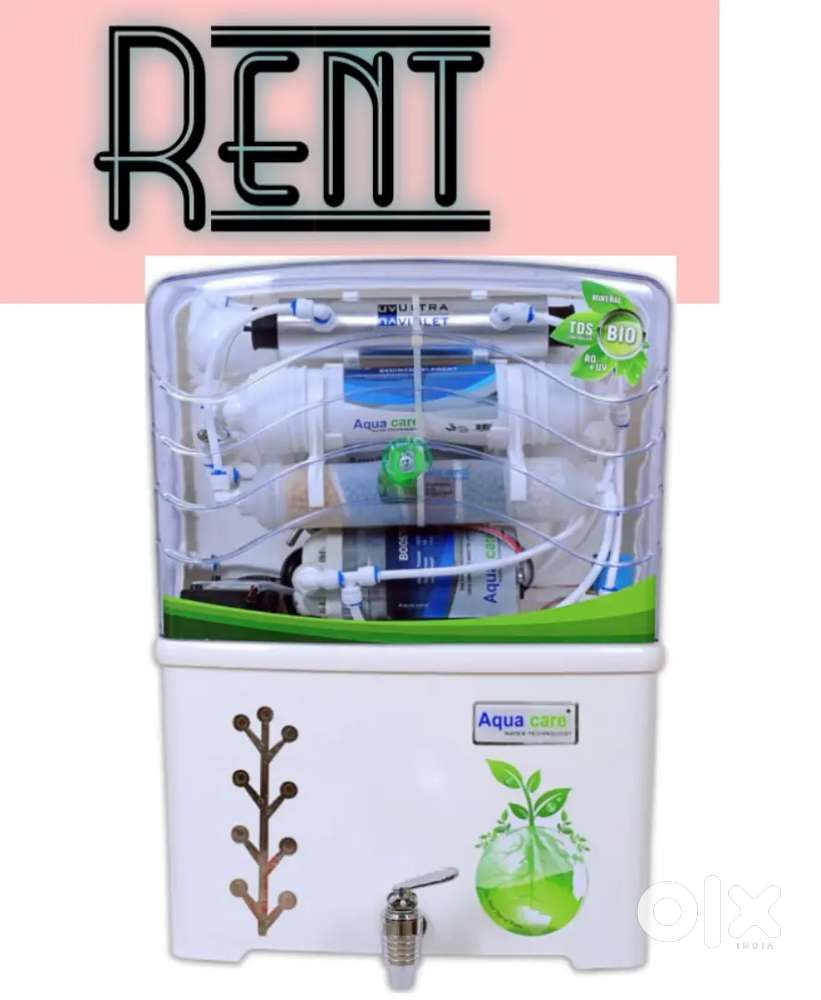 Water purifier available on rent