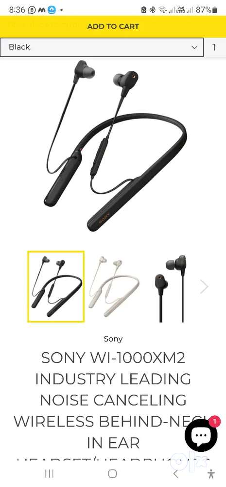 Sony bluetooth neckband