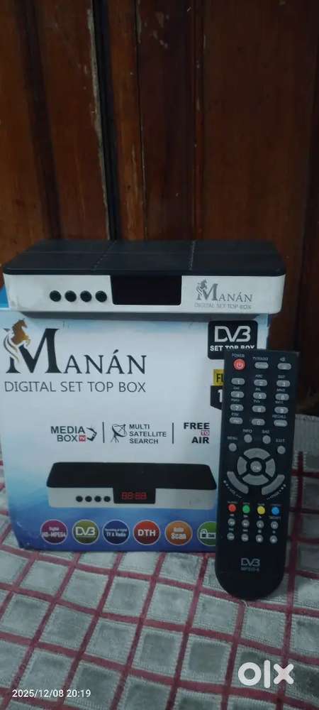 Free dish mpg4 box with chatree 20 mter wayar