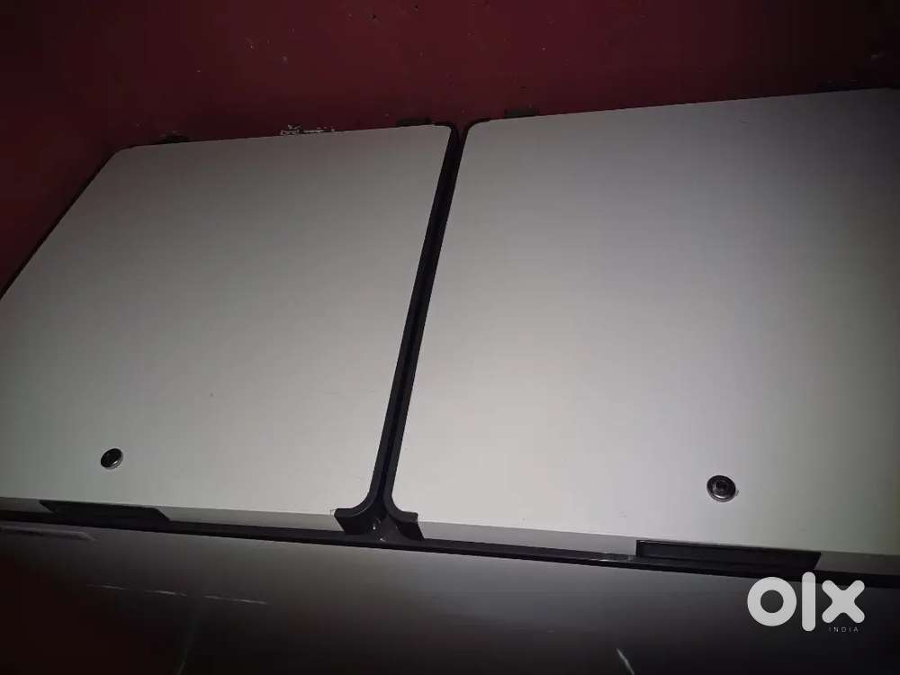 Double door deep freezer