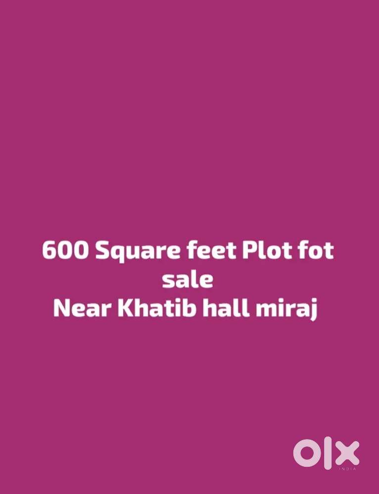 600 square feet plot for sale