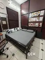 Strong Metal Bed with added Wooden Ply Base – Premium Quality