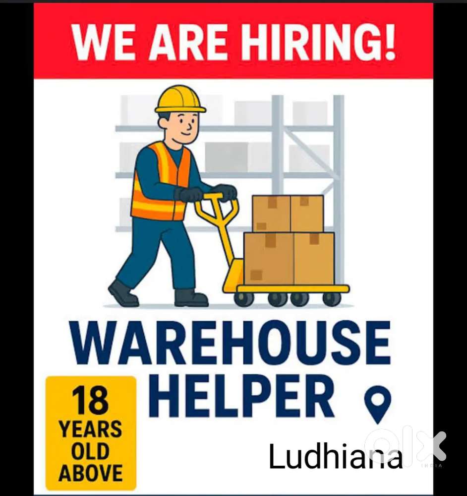 We are hiring warehouse helper jobs