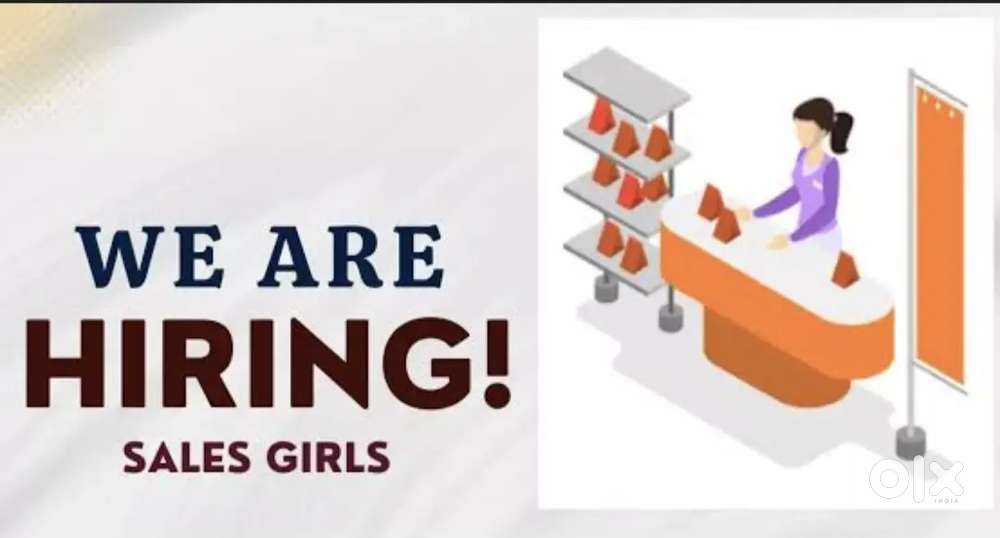 Sales Girl staff job for ready to wear kurthi store