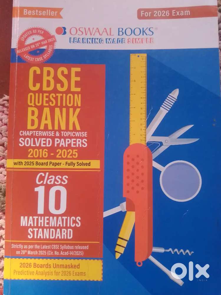 OSWAL CLASS 10 STANDARD MATHS QUESTION BANK