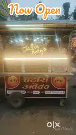 Brand New 4 Months Old Stainless Steel Food Cart