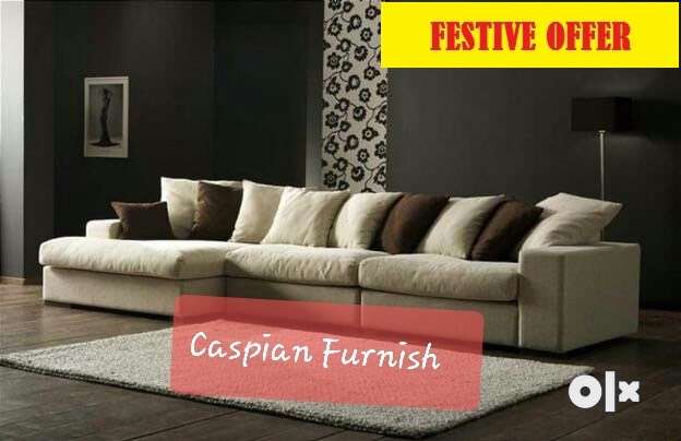 Caspian Furniture :- new Premium L shape sofa