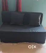 Foldable Sofa Cum Bed with 2 cushions