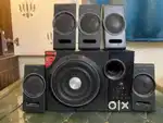 f&d f3000x 80w 5.1 bluetooth multimedia speaker - black
