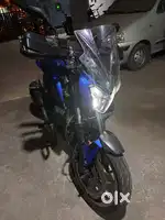 Blue color less driven biken