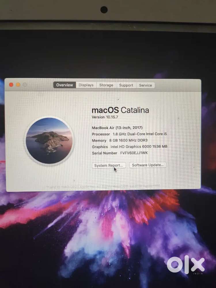 Apple Macbook 13inch Air 8GB 128GB