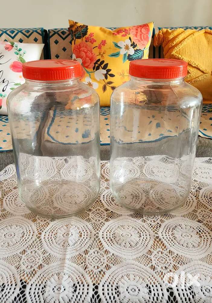 12 large Glass Jar with Lid