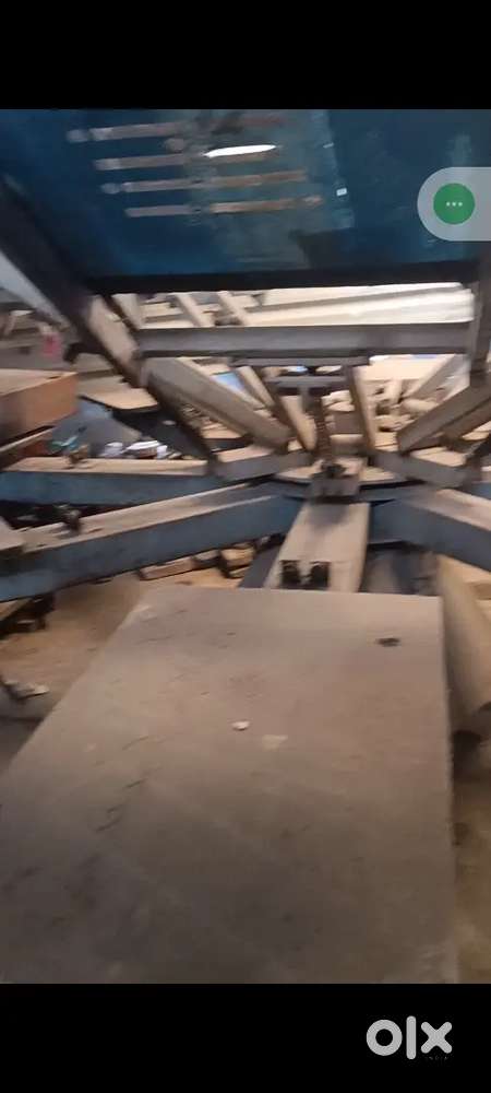 Printing round machine