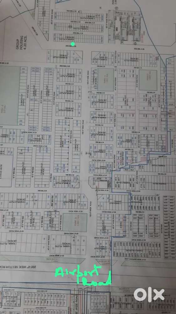 For sale gmada approved 105 gaj plot sector 123