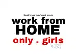 Only girls work from home full time marketing
