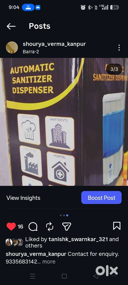 AUTOMATIC HAND SANITIZER DISPENSER