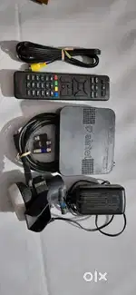 Airtel hd box with cable dise remote in all