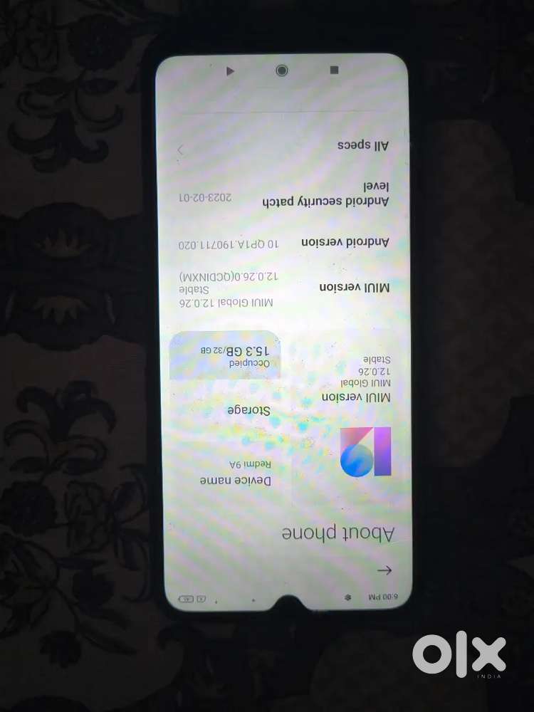 Redmi 9a 2gb ram 32gb memory