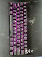 Lighting Gaming Keyboard, 61 Keys Compact Mechanical Keyboard
