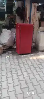 Single door fridge Red colour proper working condition