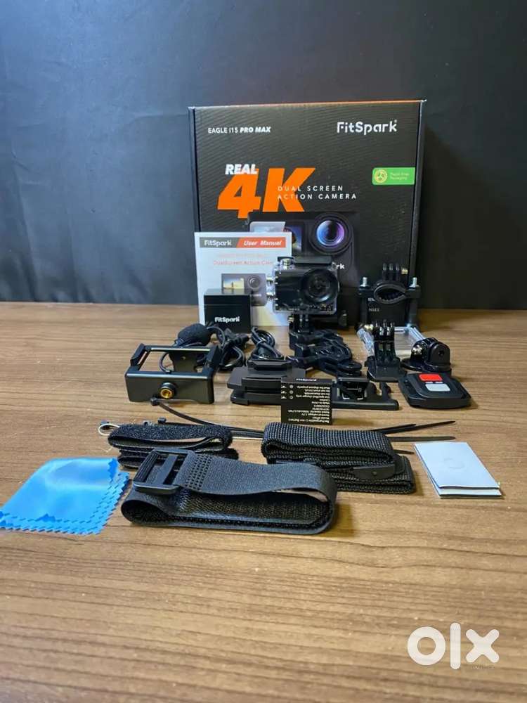 Fitspark 4k action camera 2 montha old