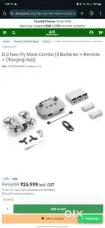 Drone dji neo fly more vombo