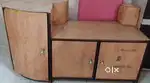 Wooden Cabinets – Shoe Rack with Seating + Multi-Drawer Storage Unit