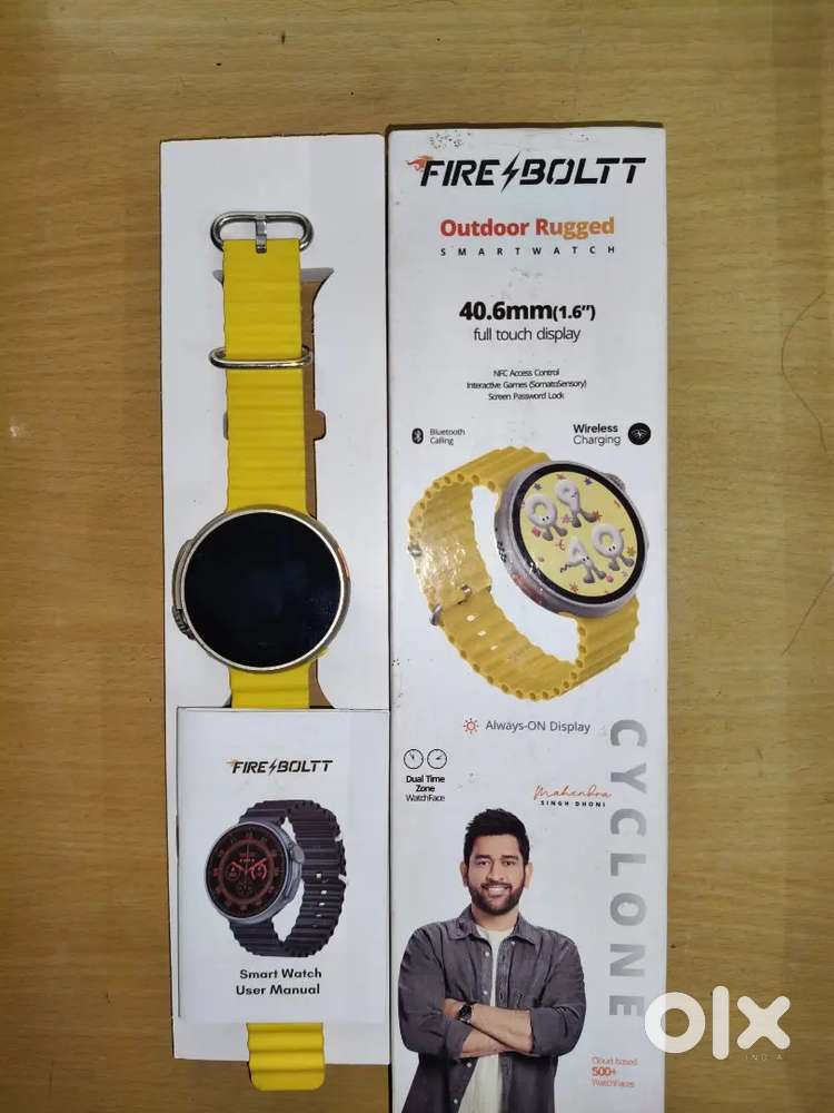 Fireboltt Cyclone Smart watch 40.6mm(1.6) large display