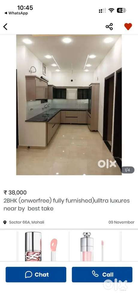 33BHK(onwerfree)semi furnished sector 127 sivalik city kkhatat