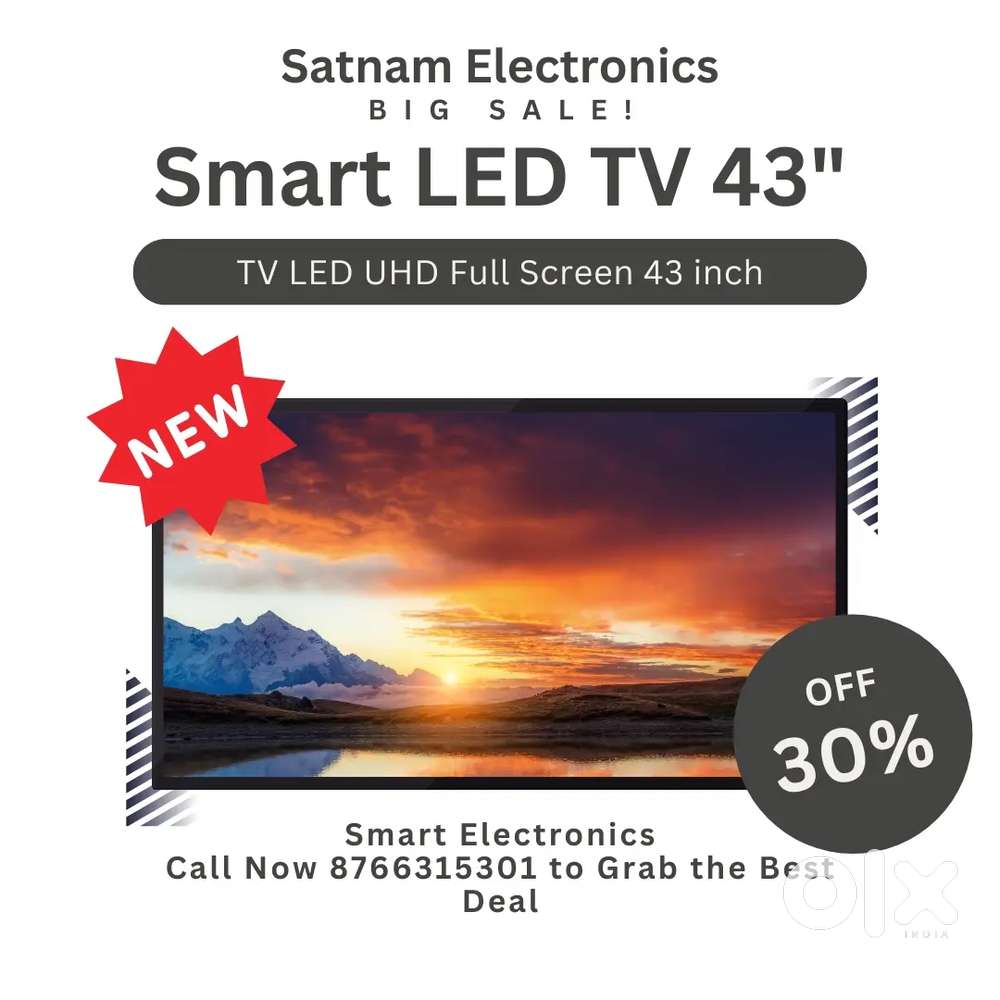 42 INCH ANDROID SMART LED TV WITH WARRANTY 3 YEAR