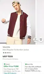 New bomber jacket reliance yousta brand