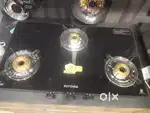 Gas stove with 3 burner new piece