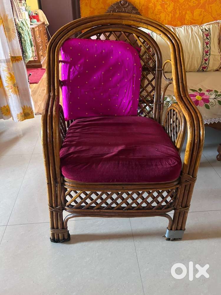 2 single seater and one 3 seater cane sofa